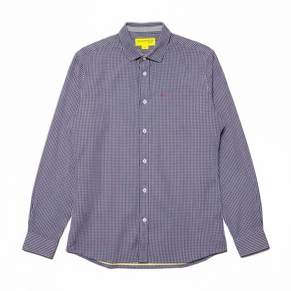 Descendant of Thieves‎ Mens XL Purple Check Shirt Limited Season 11 100% Cotton